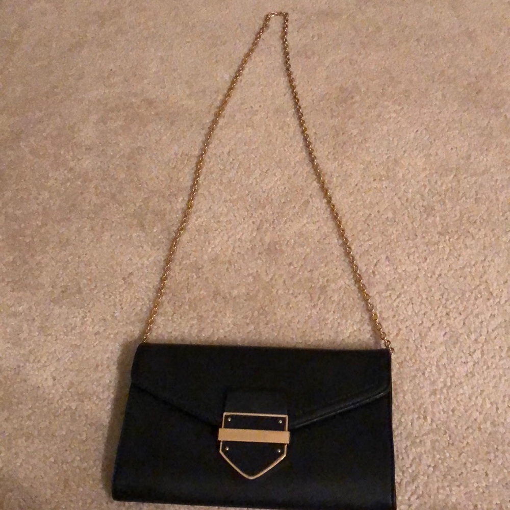 Black evening bag